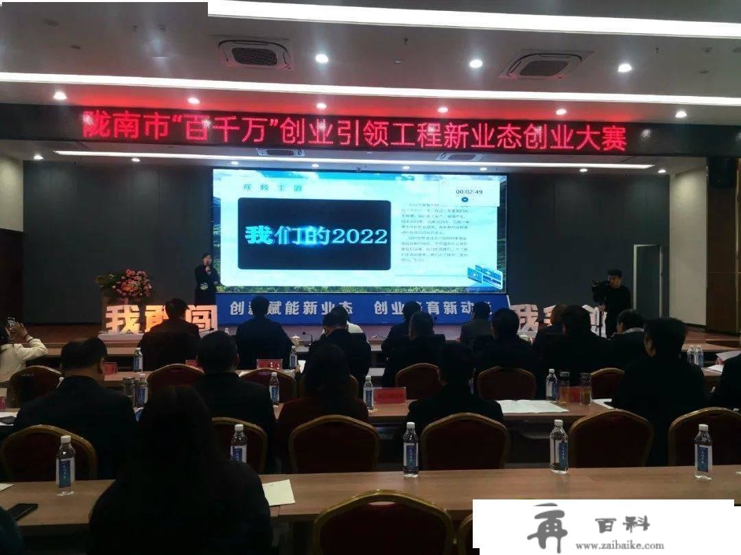 陇南市“百万万”创业引领工程新业态创业大赛在康县举行