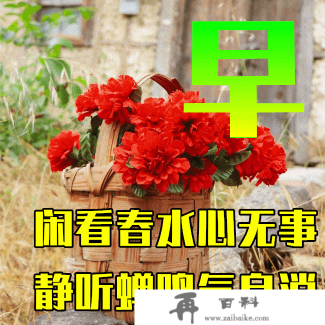 2月10日春天早上好祝愿语图片及问候动态脸色图片大全！