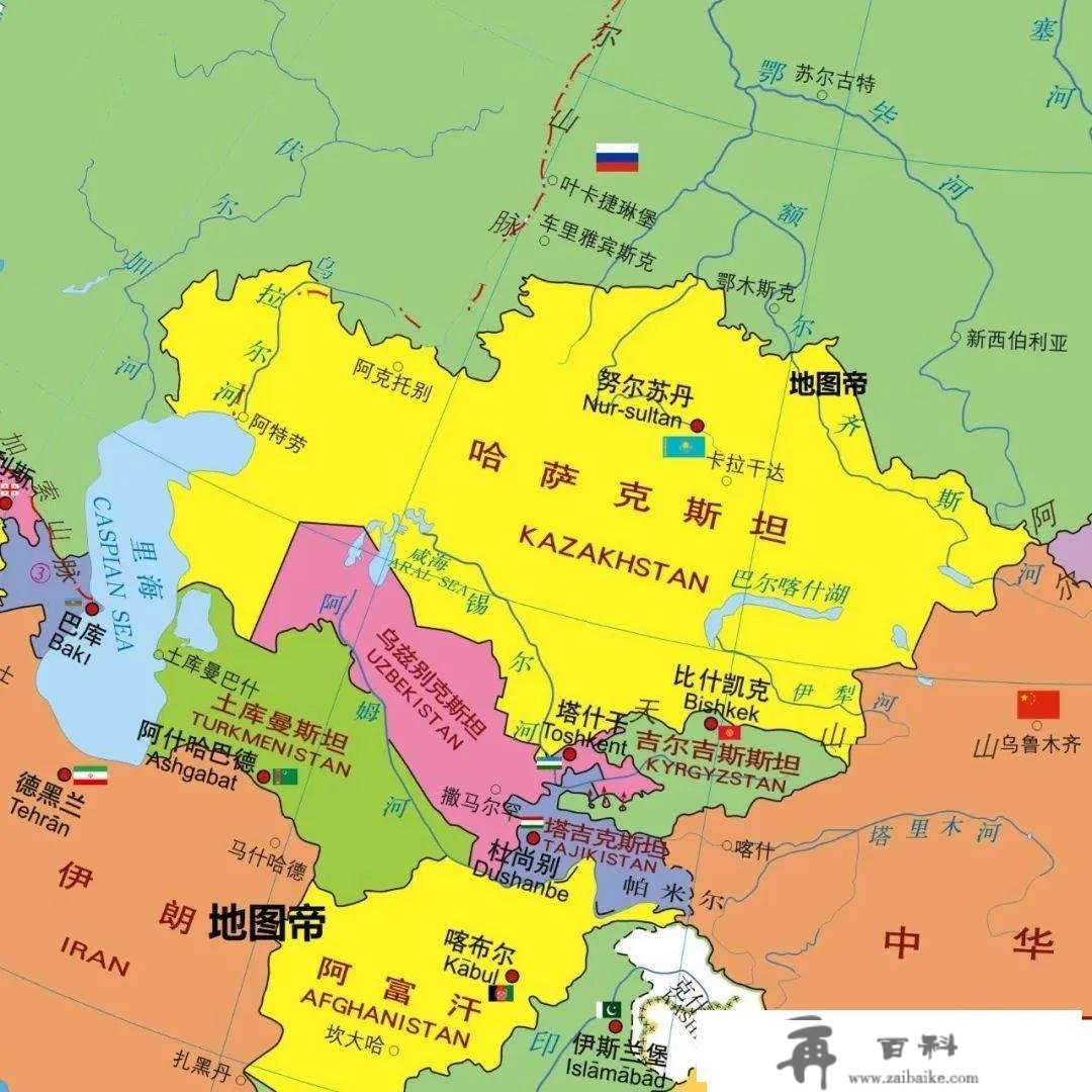 双重内陆国乌兹别克，地图像恐龙，为何首都在尾巴上？