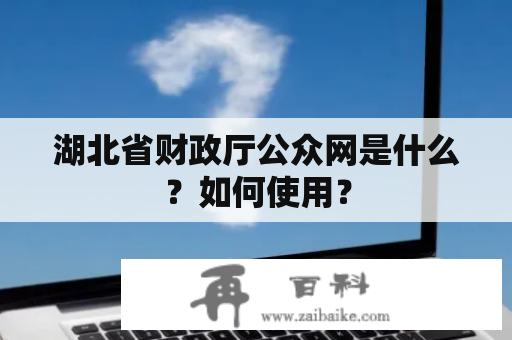 湖北省财政厅公众网是什么？如何使用？