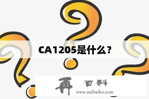 CA1205是什么？