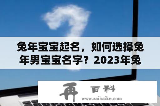 兔年宝宝起名，如何选择兔年男宝宝名字？2023年兔年男宝宝名字大全有寓意