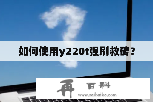 如何使用y220t强刷救砖？