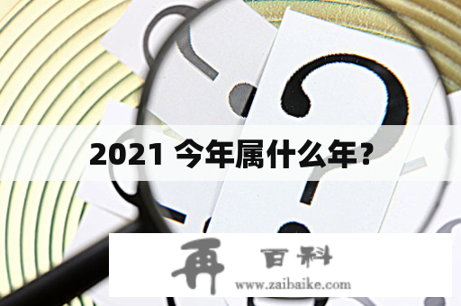 2021 今年属什么年？