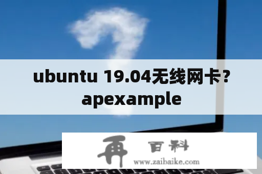 ubuntu 19.04无线网卡？apexample