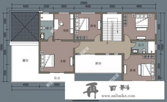 只提供房子的平面图，能够设计出效果图吗？农村房子设计，20米×10米，怎样设计便宜，二层楼房？