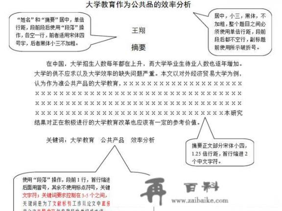 毕业论文的格式要求？毕业论文的基本要求及应完成的成果形式？