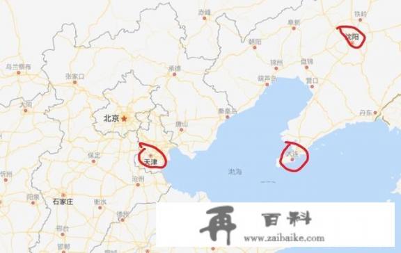 大连在中国地图上位置？辽宁在中国地图的什么位置？