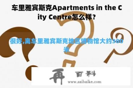 车里雅宾斯克Apartments in the City Centre怎么样？