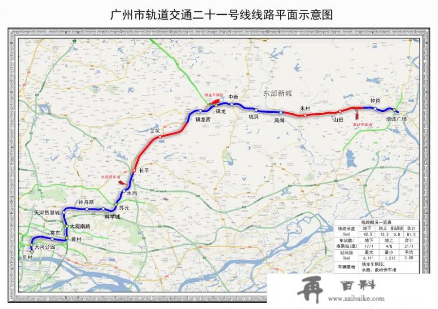 广州地铁21号线沿途有什么好游玩的