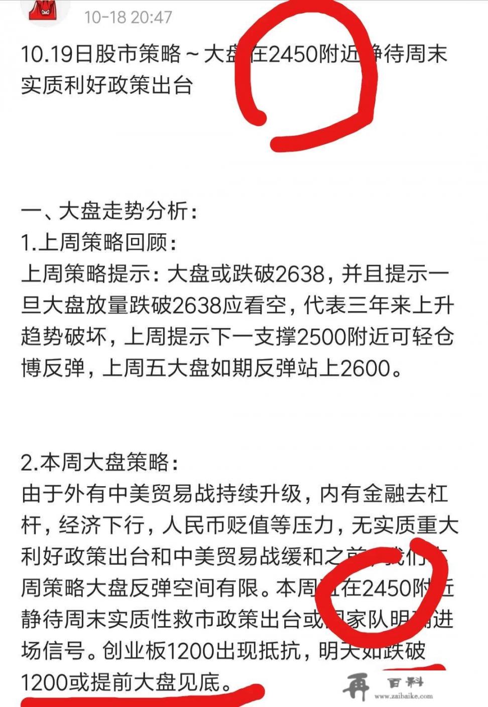 大盘收在2600下方，A股会跌破2449点吗