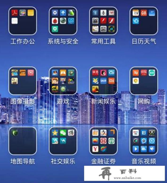 怎样整理iPhone手机桌面app？