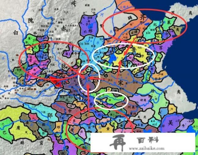 郑国、宋国、鲁国初期版图较大，后期是如何慢慢积弱下来的？