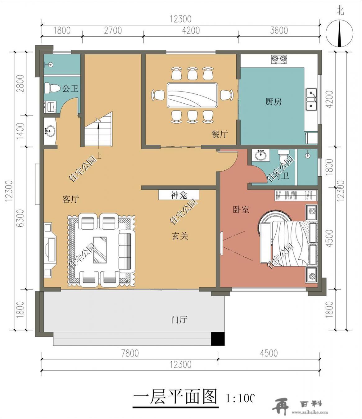 一套农村房屋设计施工图包含哪些图纸？