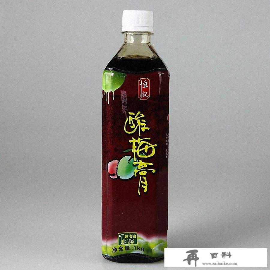 酸梅膏怎么冲酸梅汤？