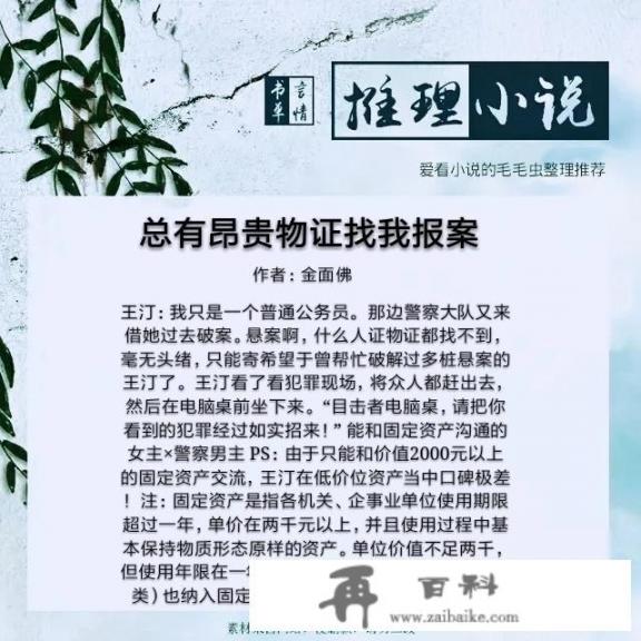 有没有轻松搞笑的言情加破案推理的小说呀？