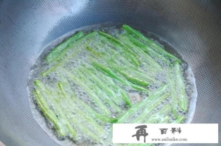 干煸豆角的家常做法？